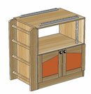 Стеллаж Джамп с лестницей 600 с фасадами